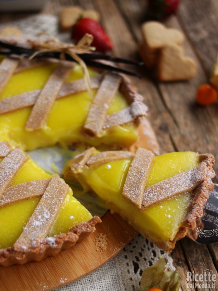 Crostata Alla Crema Pasticcera Vegana Marianna Pascarella