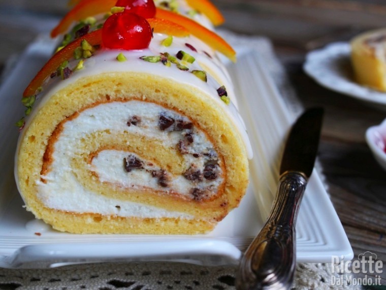 Rotolo Di Cassata Siciliana RicetteDalMondo It