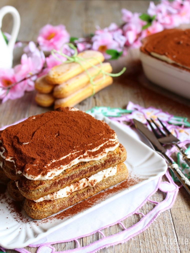 Tiramisù senza uova ricetta semplice RicetteDalMondo