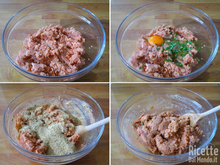 Polpette con il salmone fresco semplici e veloci 5