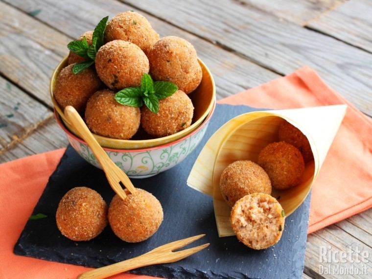 Polpette di salmone