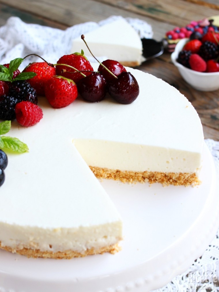 Cheesecake light allo yogurt | RicetteDalMondo.it