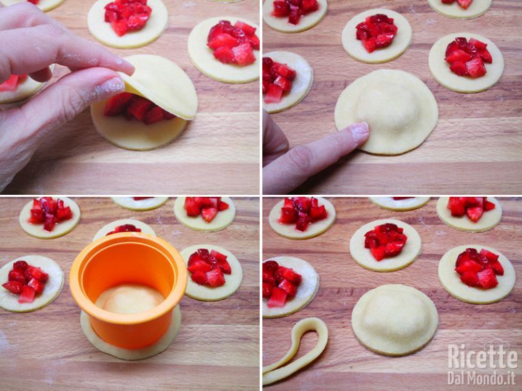 Biscotti cuor di fragola