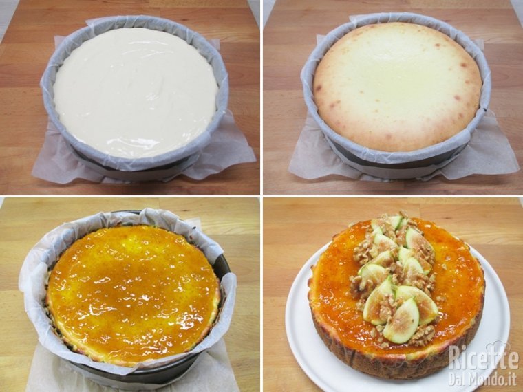 Cheesecake Ai Fichi Freschi Cotta La Ricetta Senza Gelatina