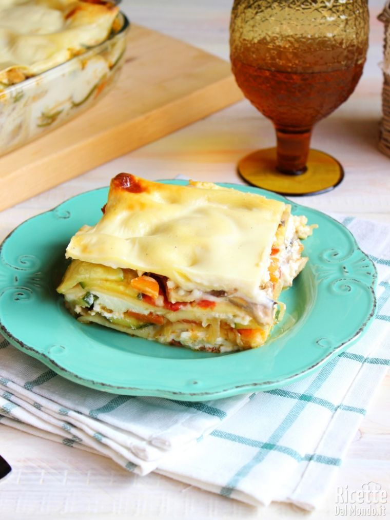 Lasagne Vegetariane Bianche | RicetteDalMondo.it