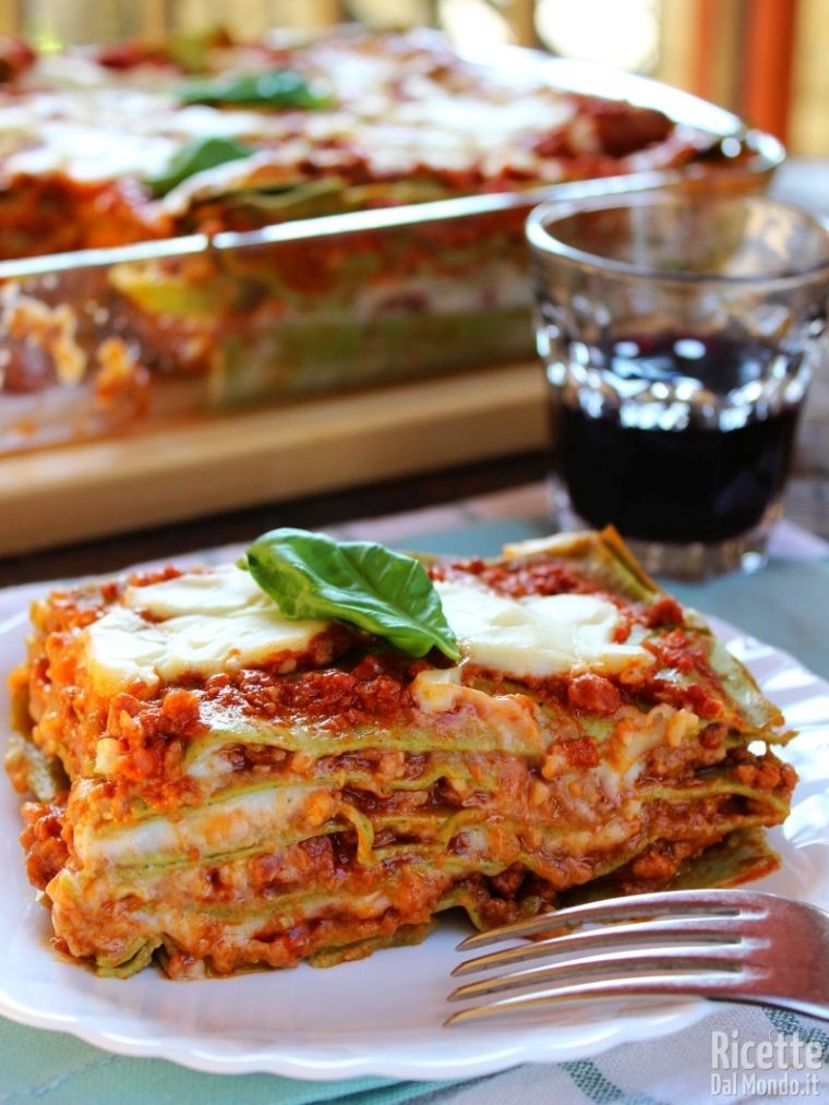 Lasagne Verdi Con Rag Alla Bolognese Ricettedalmondo