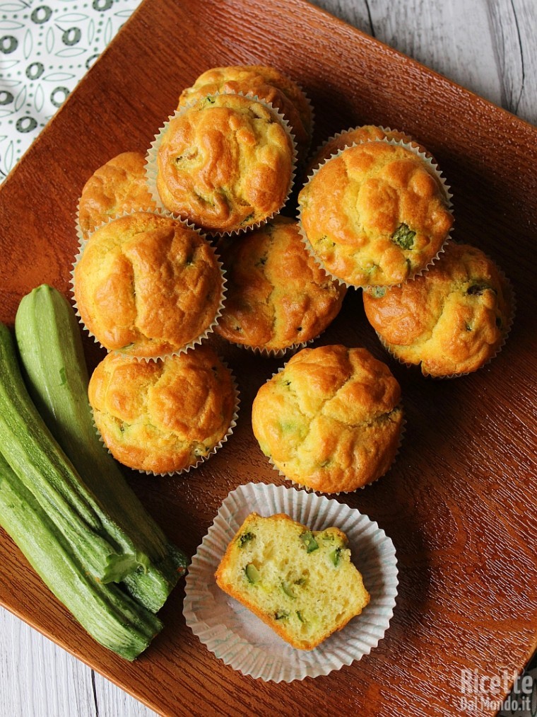 Come fare i muffin alle zucchine