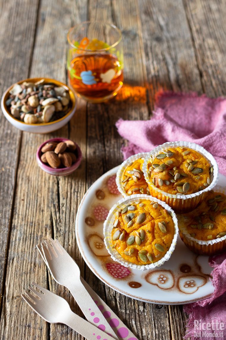 Muffin Salati Alla Zucca (La Ricetta Semplice E Golosa Per L'aperitivo