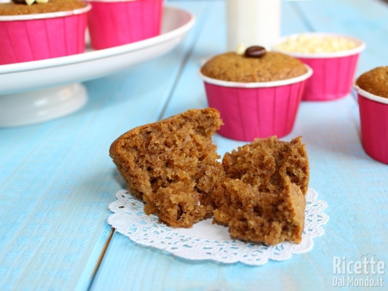 Muffin Al Caff Con Gocce Di Cioccolato Ricettedalmondo