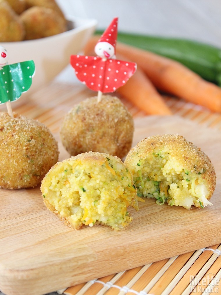 Polpette di cous cous e verdure | RicetteDalMondo.it