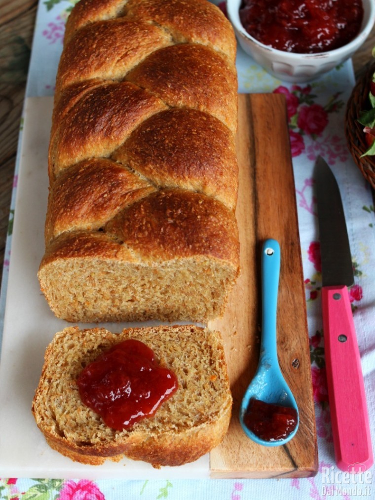 Pan brioche integrale vegano, senza uova, latte e burro