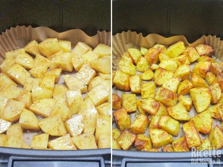 Patate in friggitrice ad aria ricetta facile e veloce