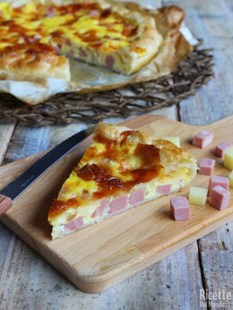 Quiche Con Mortadella E Formaggio Ricettedalmondo It