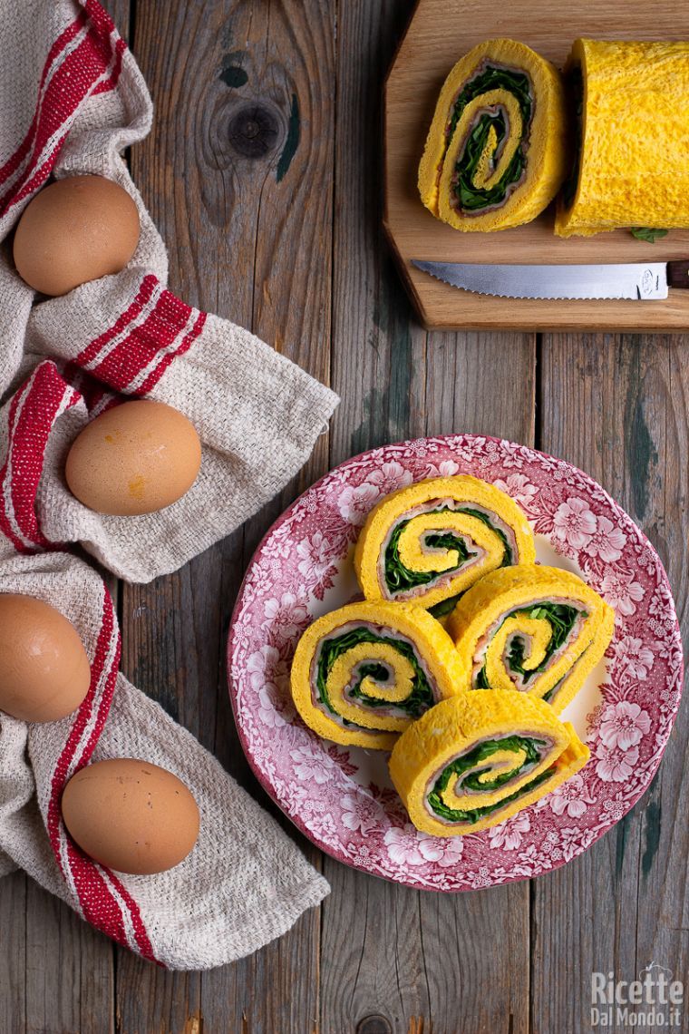 Rotolo Di Frittata Farcito Freddo, Semplice E Velocissimo!