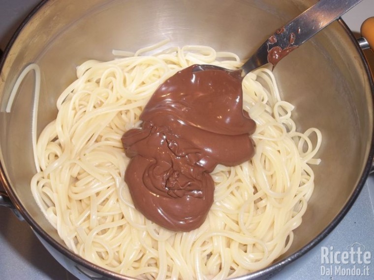 Spaghetti con la Nutella