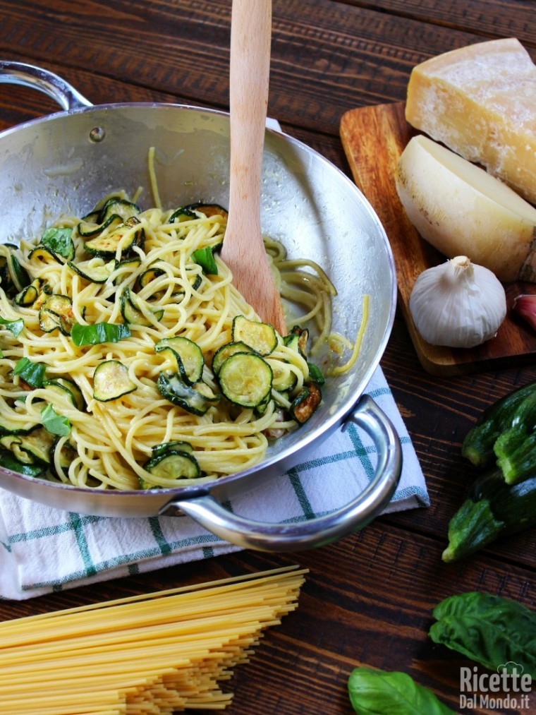 Spaghetti alla Nerano, ricetta originale|RicetteDalMondo