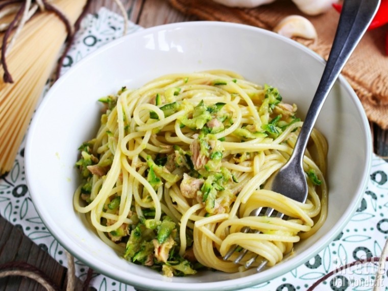 Spaghetti Con Tonno E Zucchine, Ricetta Facile E Veloce