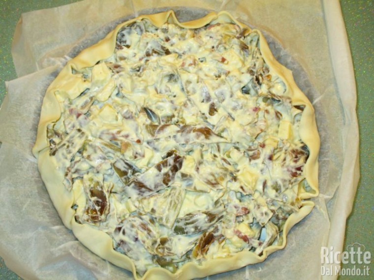 Torta Salata Ai Carciofi Ricettedalmondo It