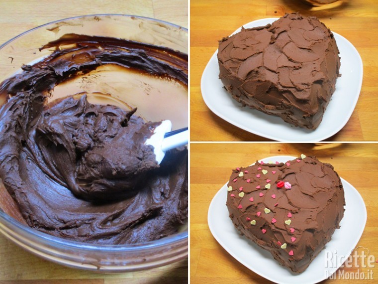 Cuore soffice al Rocher e nutella-ricetta romantica golosa