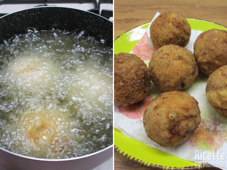 Friggerle in olio caldo
